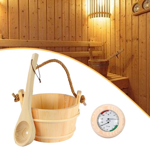 Sauna bucket and ladle bath - sauna,
