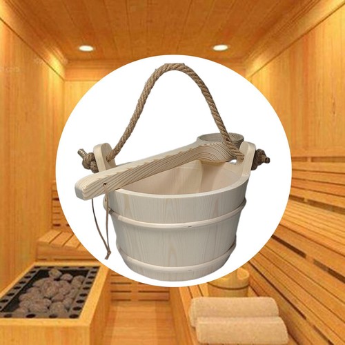 Sauna bucket and ladle - sauna,