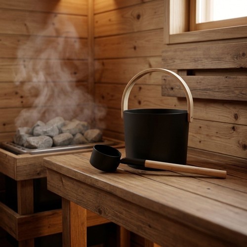 Sauna bucket set large liter - set, 7