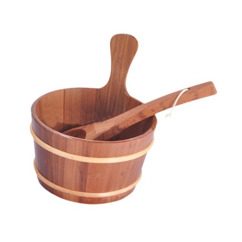 Sauna bucket and ladle - and, 4l
