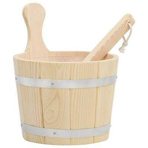 Wooden sauna bucket - bucket, ladle