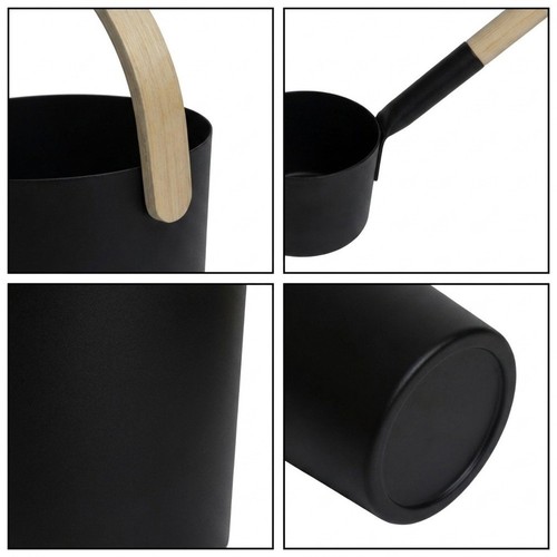 Wooden handle scoop sauna - wooden,