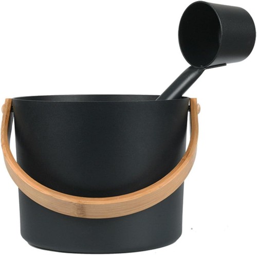 Aluminum sauna bucket - aluminum,
