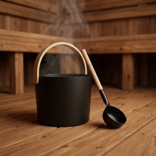 Sauna bucket ladle 44cm - 7l, +